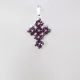 Small Cross - Theonie-Violet Organza - 1